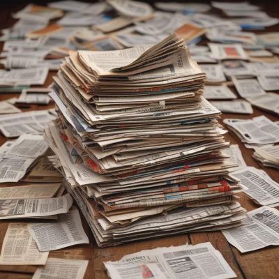 Újságkötegek